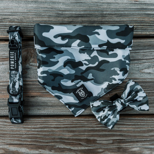 Camo Wolf Collar + Bow Tie - Pomskie Pack Supply