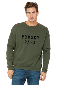 Pomsky Papa Sweatshirt - Pomskie Pack Supply